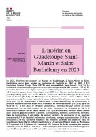 L'intérim en Guadeloupe, Saint-Martin et Saint-Barthélemy en 2023