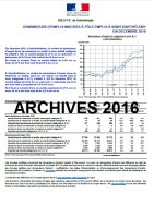 Demandeurs d'emploi à Pôle emploi dans les Iles du Nord (archives mensuelles 2016-2017)