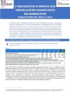 L'obligation d'emploi des travailleurs handicapés en Guadeloupe : évolutions de 2020 à 2024