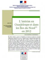 L'intérim en Guadeloupe et dans les Îles du Nord en 2012