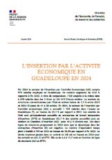 L'insertion par l'activité économique en Guadeloupe en 2024