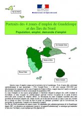 Portraits des 4 zones d'emploi de Guadeloupe et des IDN