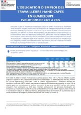 L'obligation d'emploi des travailleurs handicapés en Guadeloupe : évolutions de 2020 à 2024