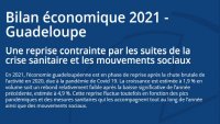 Bilan economique 2021 de la Guadeloupe