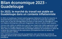Bilan économique 2023 de la Guadeloupe