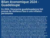 Bilan économique 2024 de la Guadeloupe